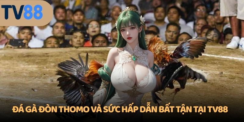 Đá gà đòn Thomo và sức hấp dẫn bất tận tại TV88