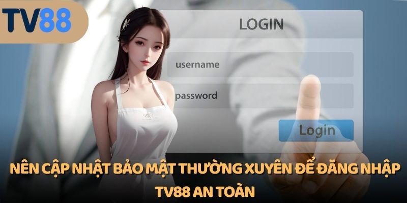 Nên cập nhật bảo mật thường xuyên để đăng nhập TV88 an toàn